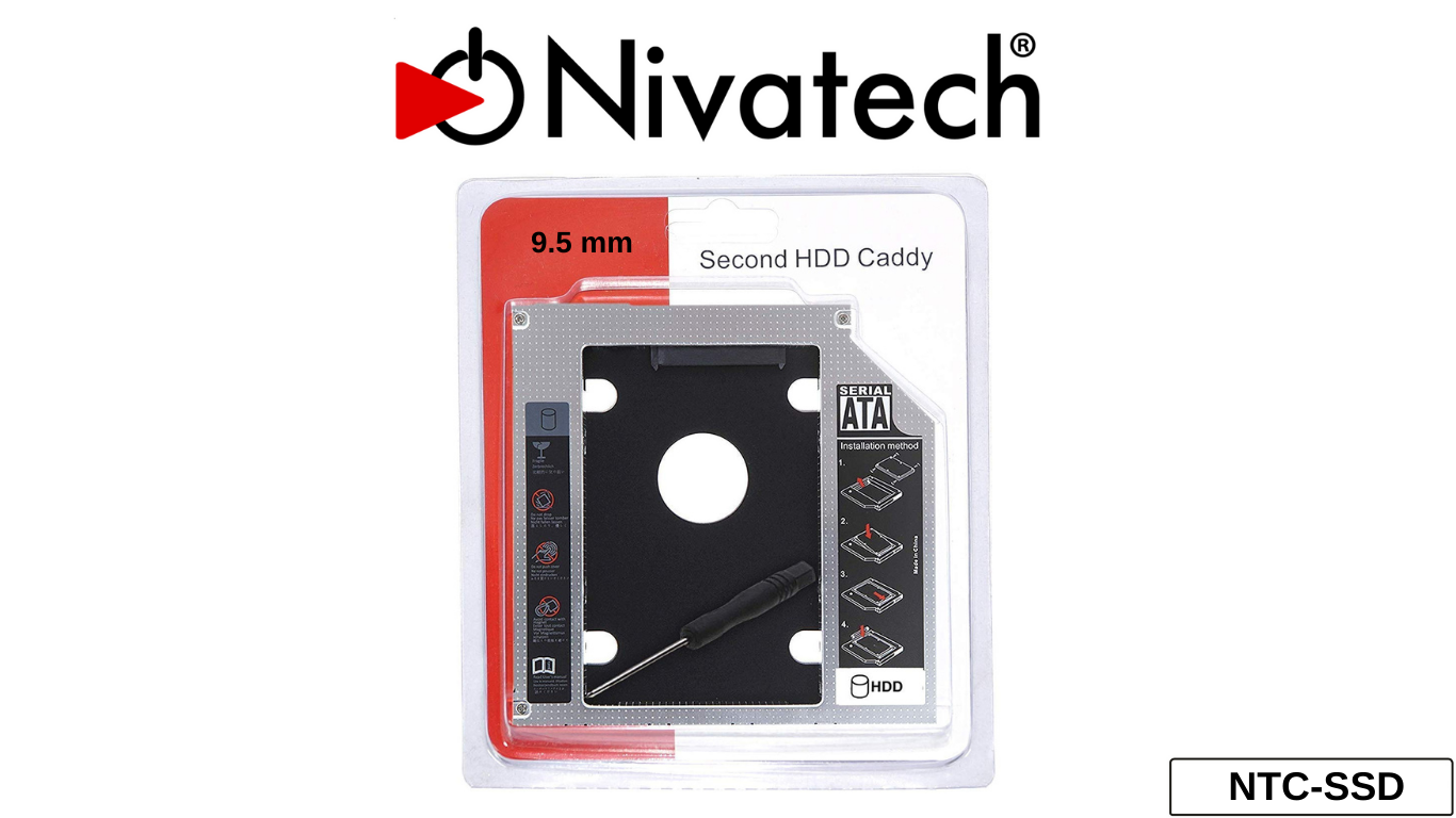 NİVATECH NTC-SSD CADDY 9,5 METAL HDD BOX