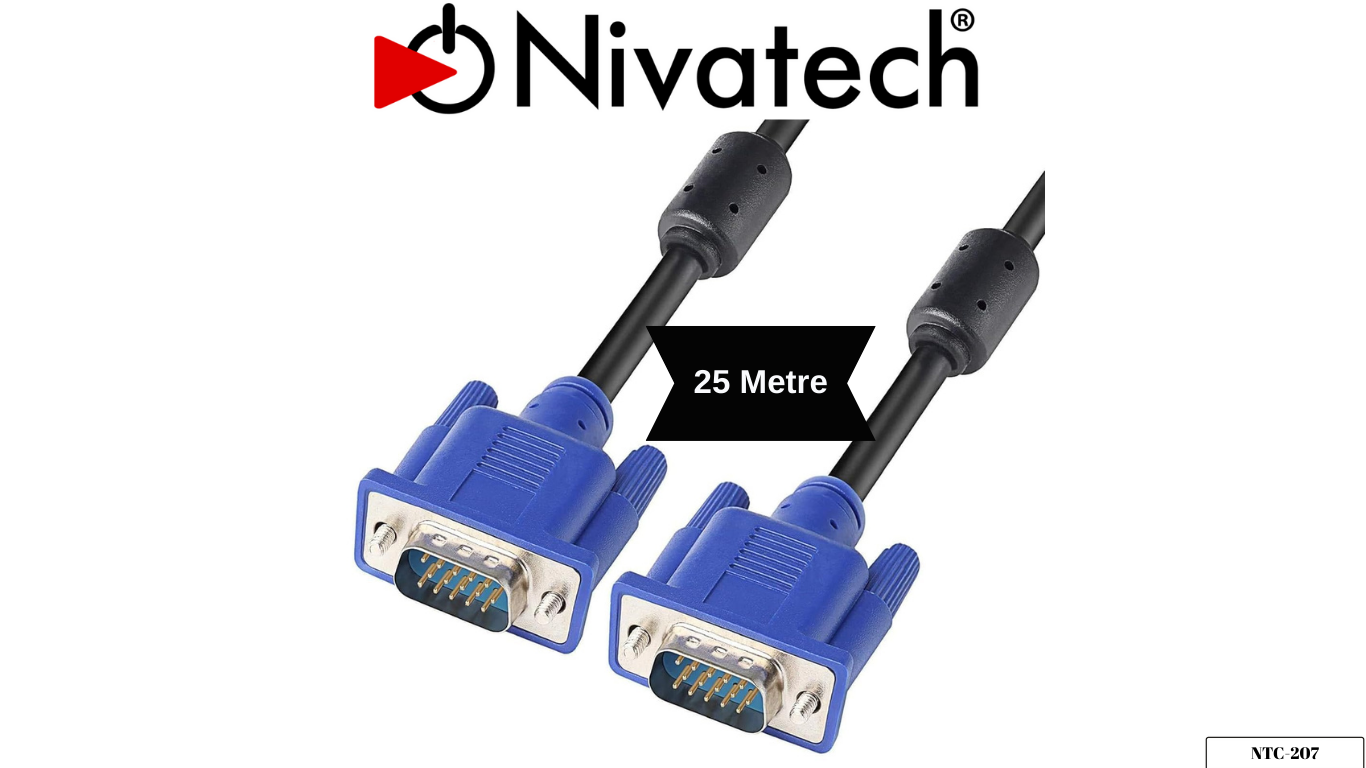 Nivatech NTC 207 VGA M/M CABLE 25M