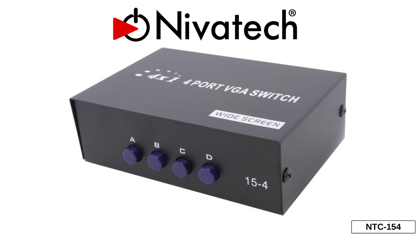 Nivatech NTC 154 VGA SWITCH 4 PORT