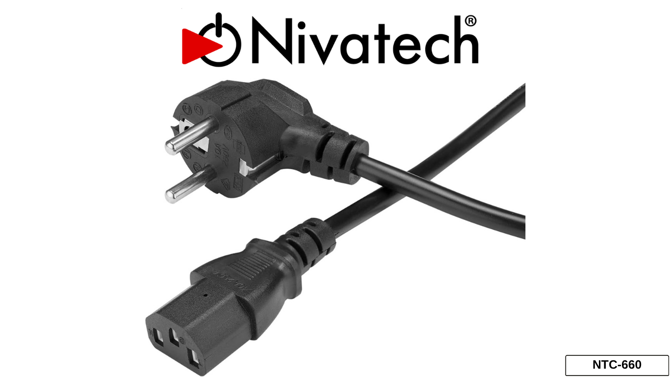 Nivatech NTC 660 POWER CABLE 1,8M 0,75mm