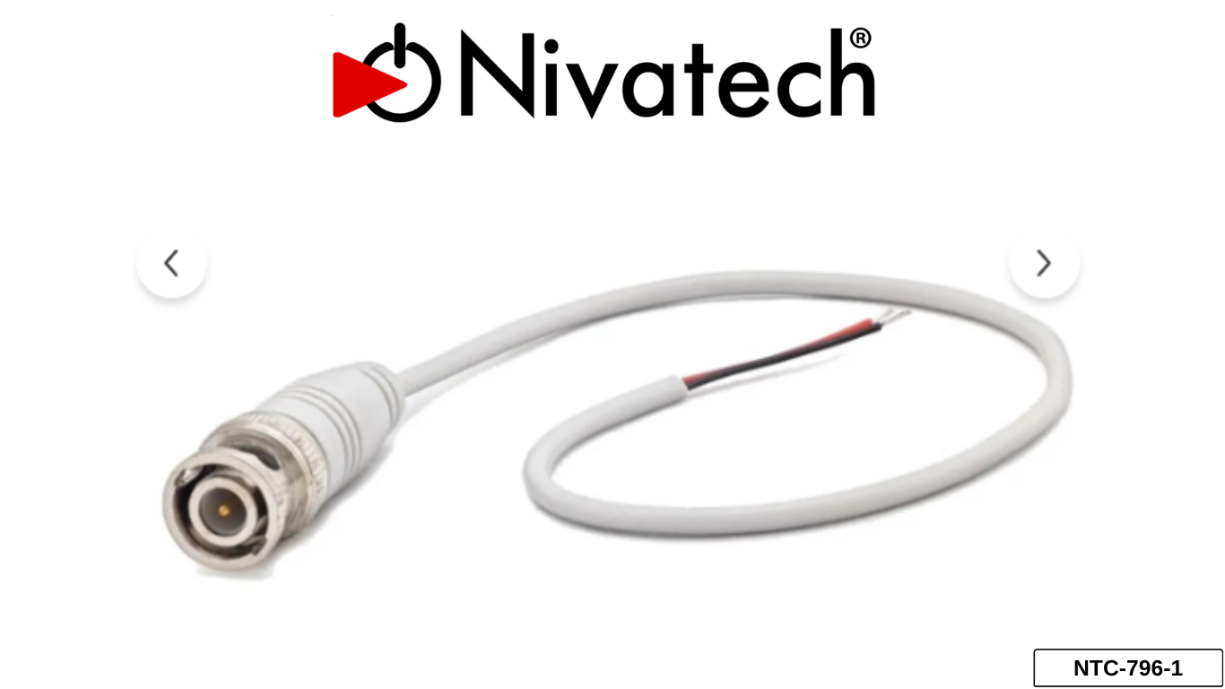 Nivatech NTC-796-1 BNC CABLE 30 CM
