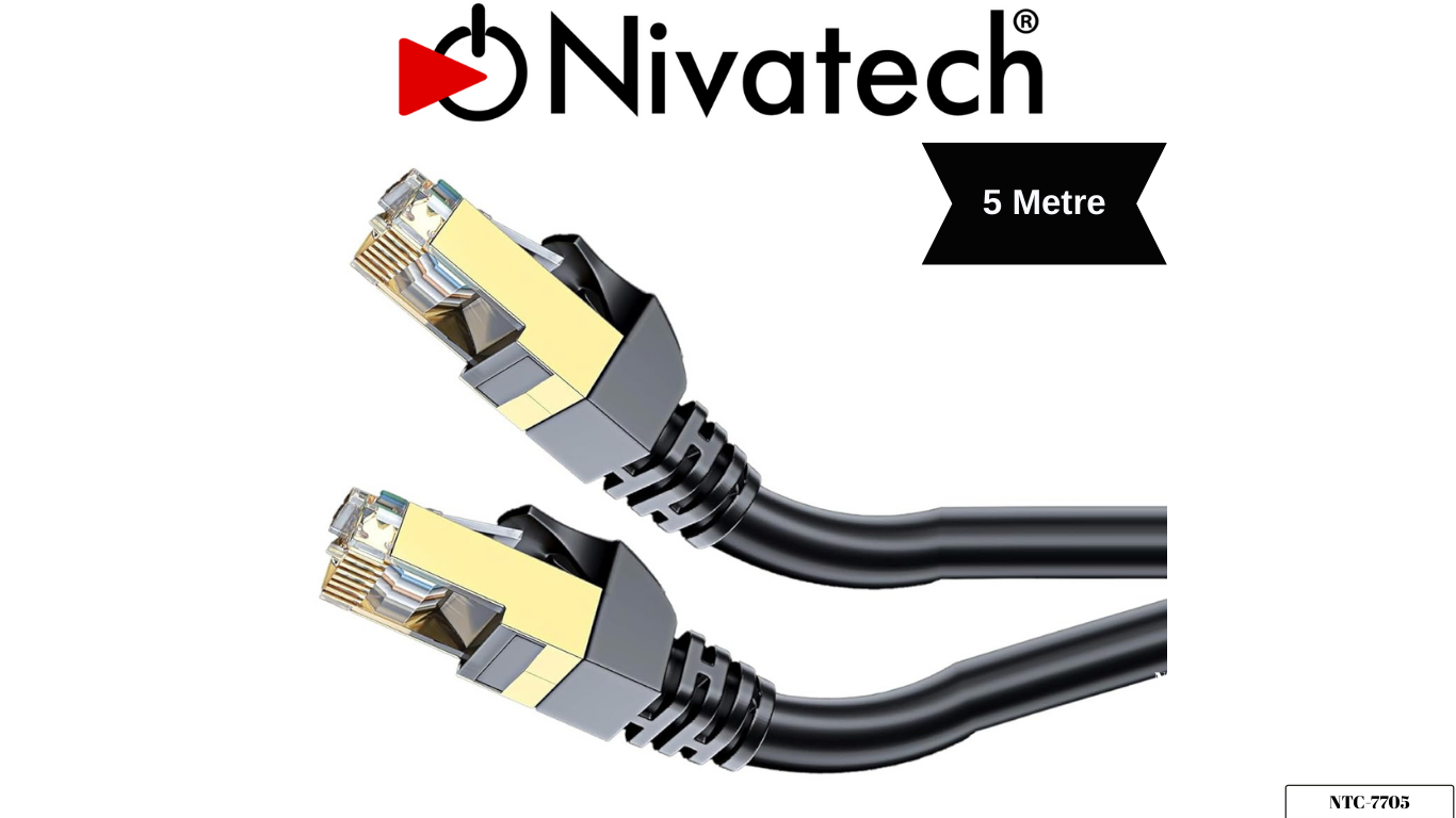 Nivatech NTC 7705 5M CAT7 CABLE 1000MHZ/10GBPS