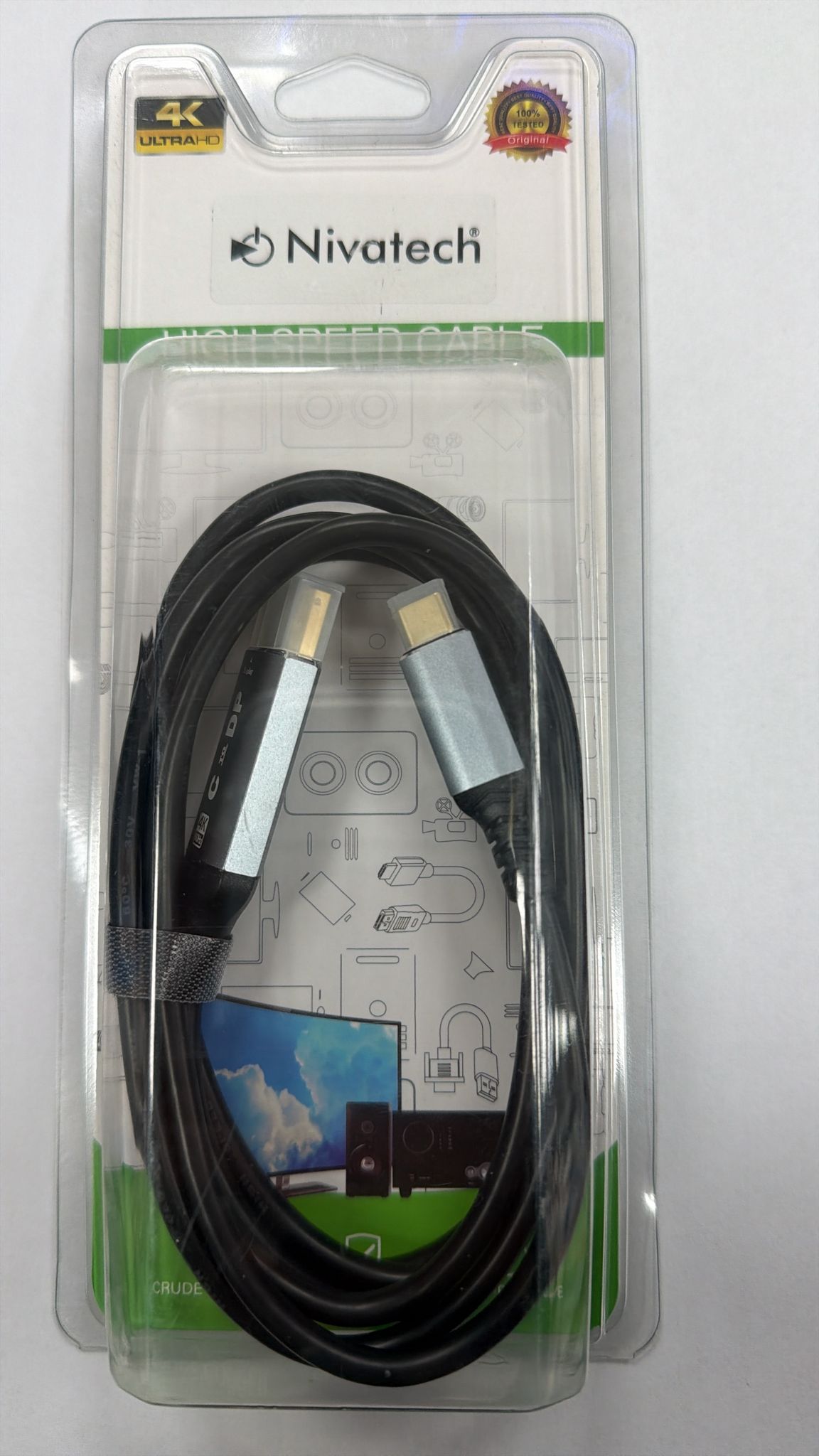 Nivatech NTC 182 TYPE C TO DP 60MHZ 1.8M
