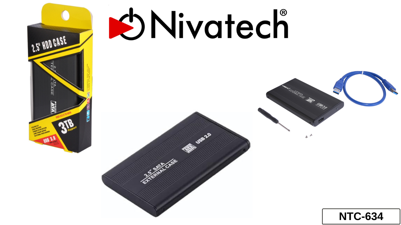 Nivatech NTC 634 2,5 SATA 2.0 HDD BOX
