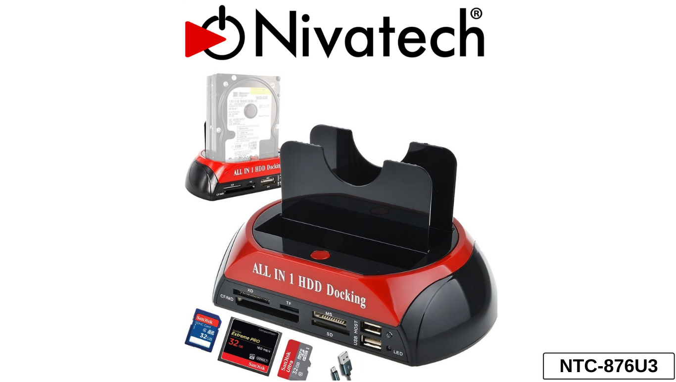NİVATECH NTC-876U3 3.0 2SATA DOCK STATION