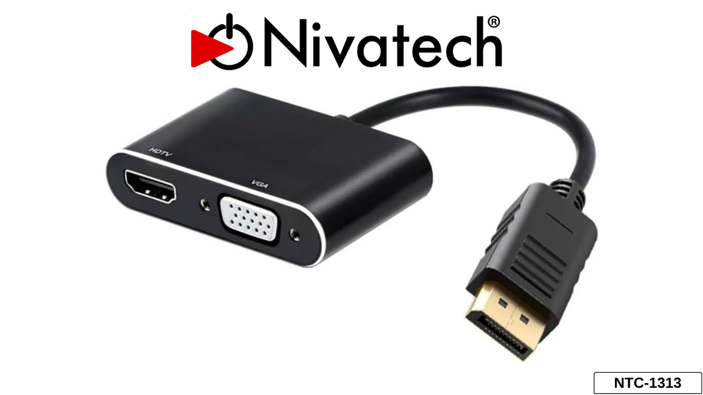 Nivatech NTC 1313 DP TO VGA+HDTV CONVERTER