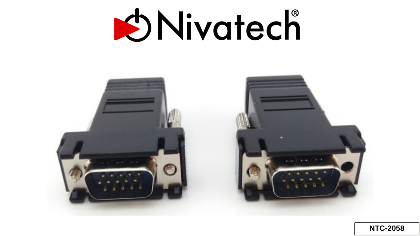 NİVATECH NTC 2058 VGA EXTENTION RJ45 30M