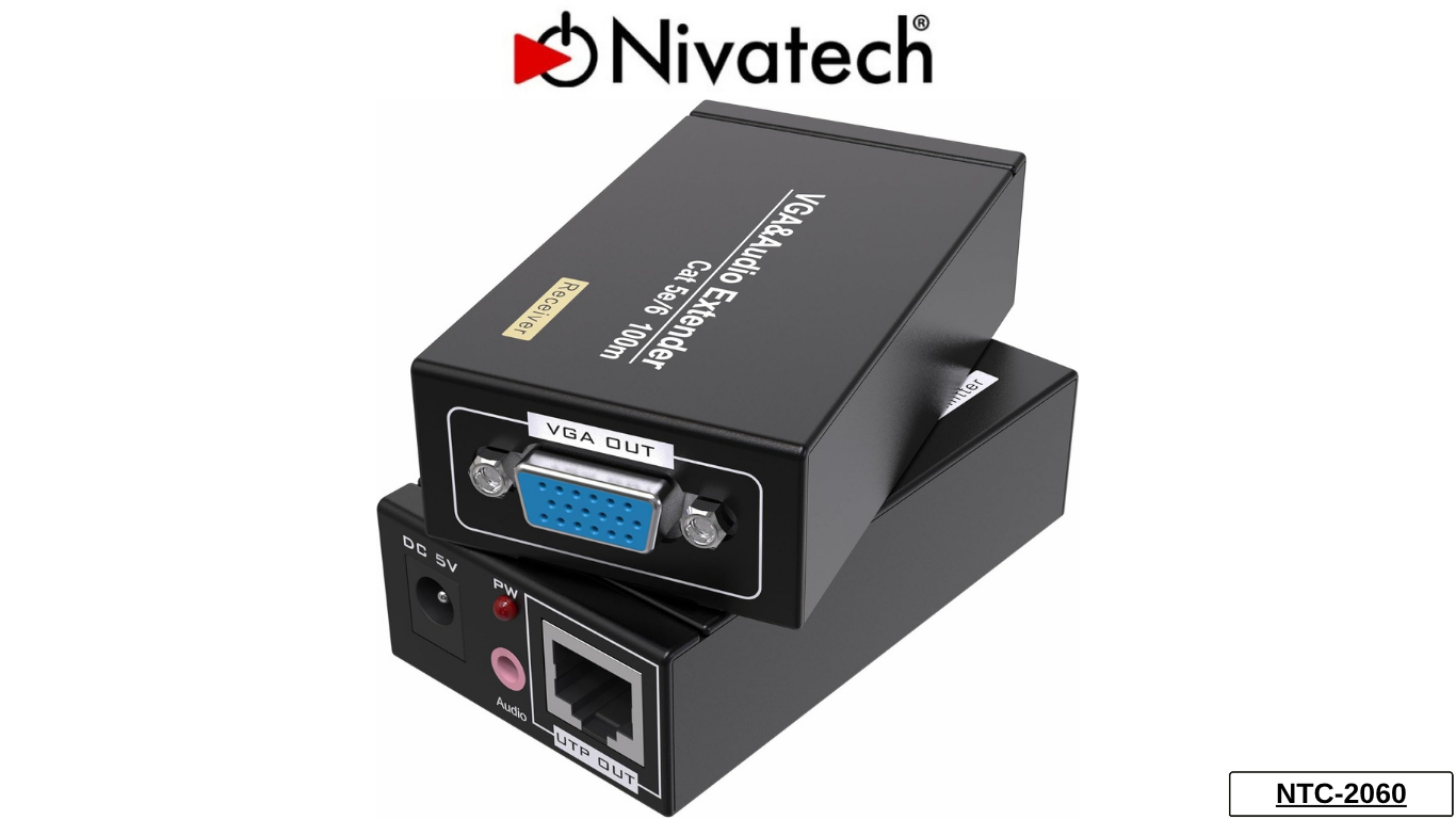 Nivatech NTC 2060 100M  VGA EXT. RJ45 CONVERTER
